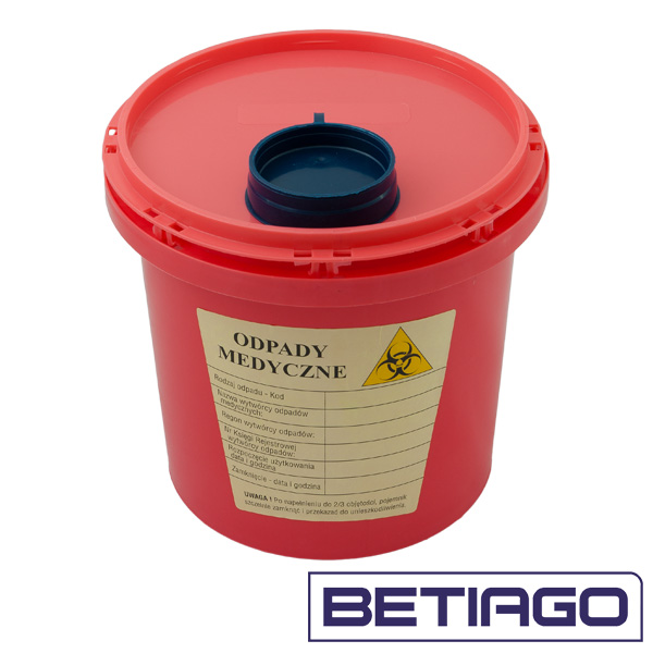 Set Medical waste container 2 liter