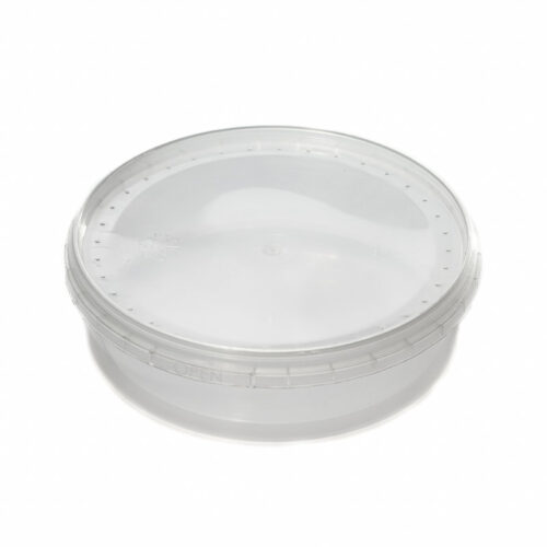 Komplet pojemnik  250 ml. z wieczkiem z otworami