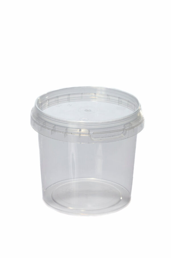 Set of 500 ml bucket + lid with seal