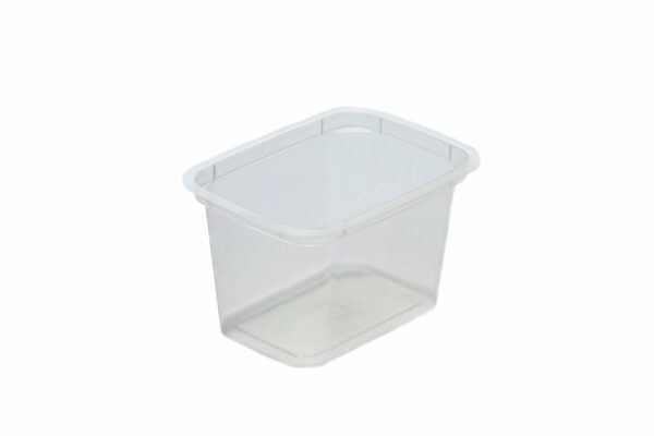 Opakowanie prostokątne 350 ml z zamknięciem pod zgrzew