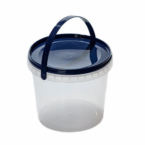 Set- oval bucket 800 ml. with a lid